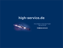 Tablet Screenshot of high-service.de